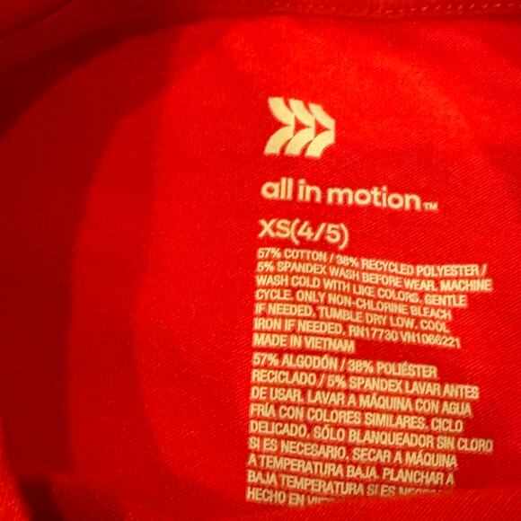 Bundle of All in Motion T-Shirts sz XS (4-5) Short Sleeve Tee Bundle - Picture 2 of 11